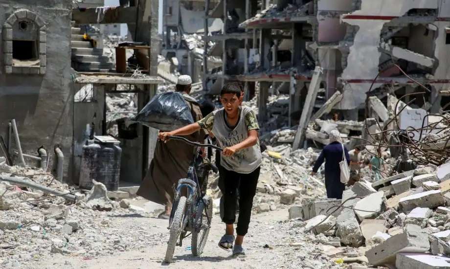 Life under the rubble... Recycling war waste is key to rebuilding Gaza